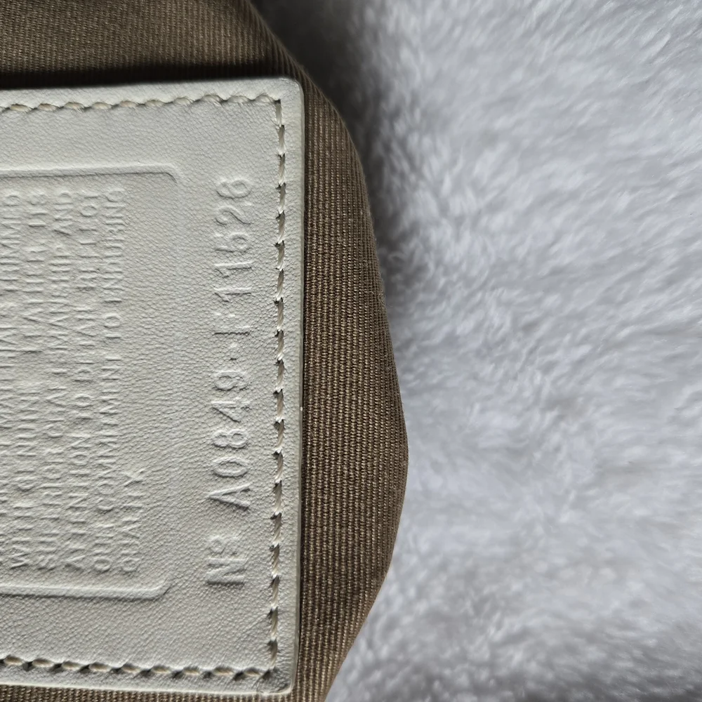 Coach Brown and Cream Monogram Tote with Leather Accents